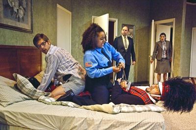 Dustin Charles, Crystal Rona Peterson, Mark Bader, Morgan Reis, and Joshua Murphy Photo
